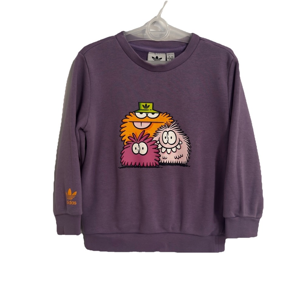 Size 2T - Adidas Originals X Kevin‎ Lyons Kids Sweatshirt Purple